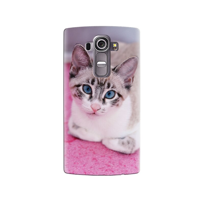 Husa silicon pentru LG G4, Siamese Kitty