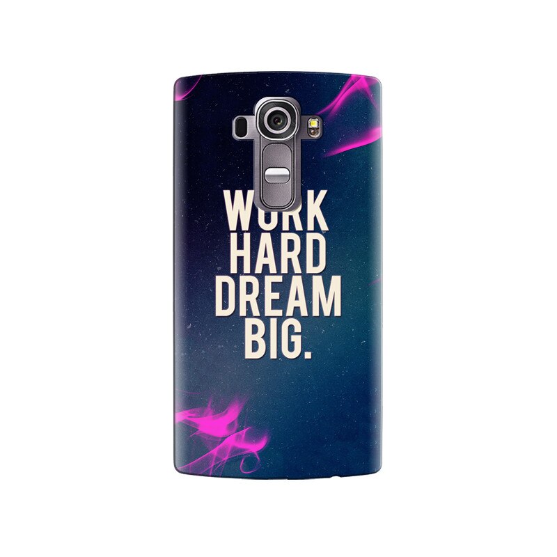 Husa silicon pentru LG G4, Dream Big