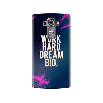 Husa silicon pentru LG G4, Dream Big Husa silicon pentru LG G4, Dream Big