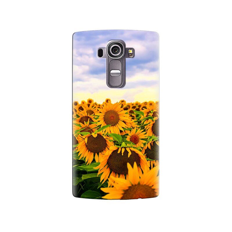 Husa silicon pentru LG G4, Sunflowers