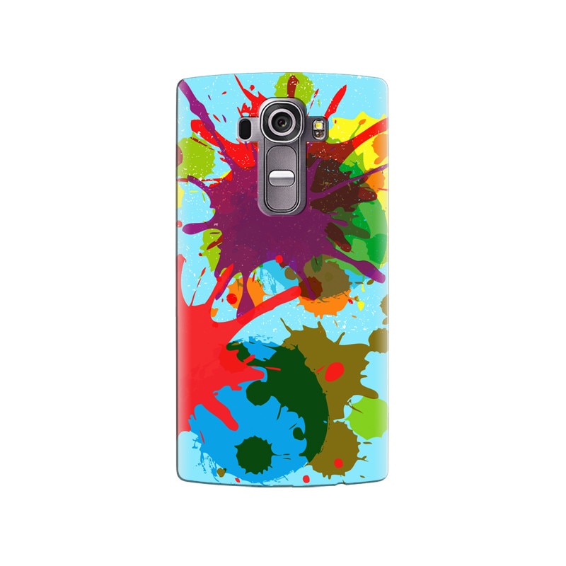 Husa silicon pentru LG G4, Holi Splash