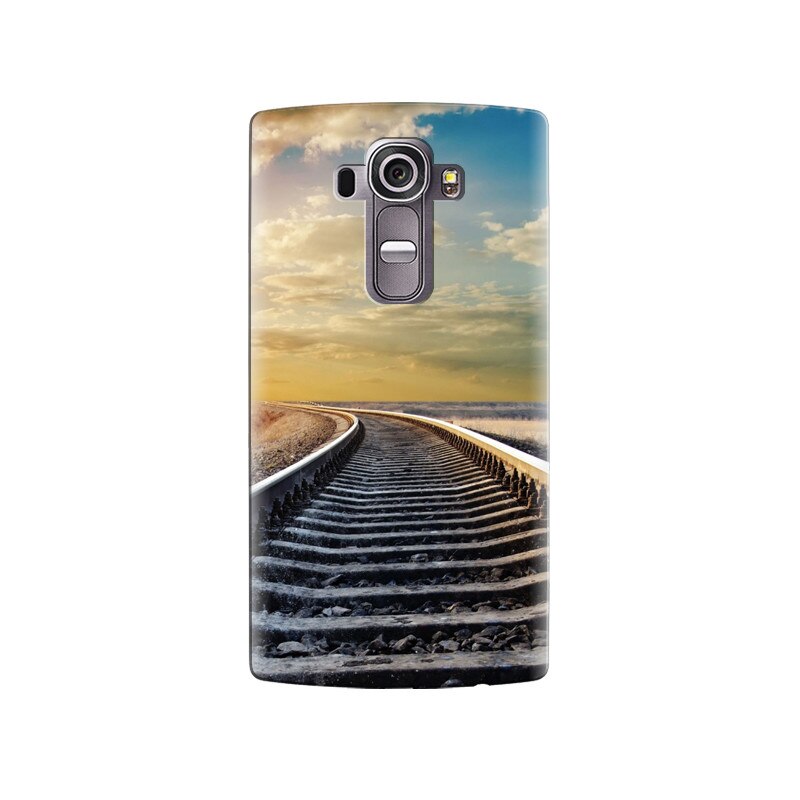 Husa silicon pentru LG G4, Railroad Horizon