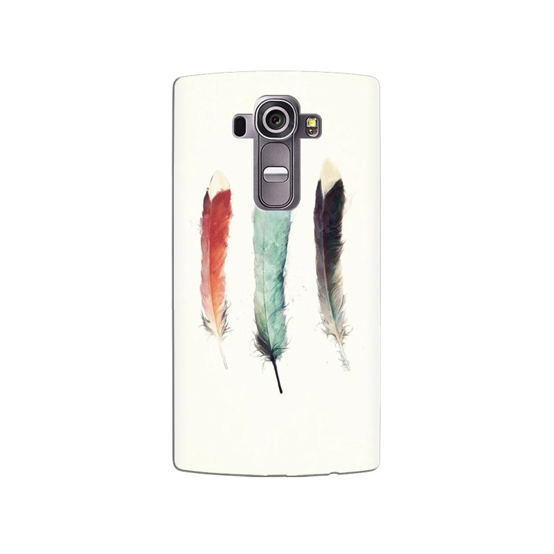Husa silicon pentru LG G4, Three Feathers