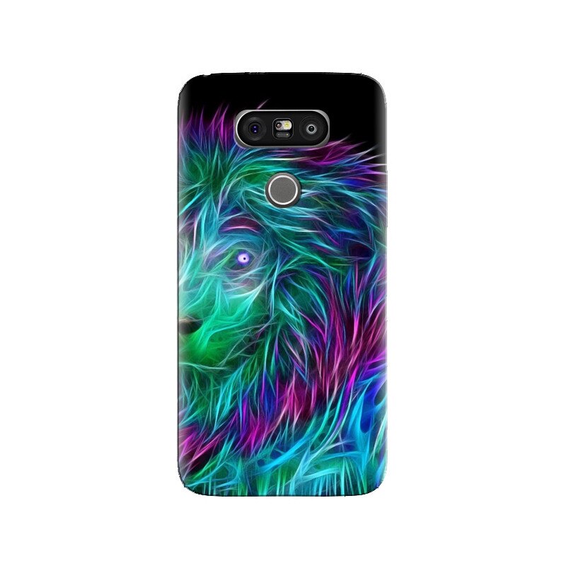 Husa silicon pentru LG G5, Abstract Lion 002