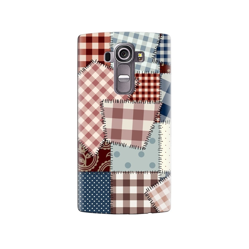 Husa silicon pentru LG G4, Patchwork Vector