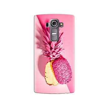 Husa silicon pentru LG G4, Pink Pineapple Husa silicon pentru LG G4, Pink Pineapple