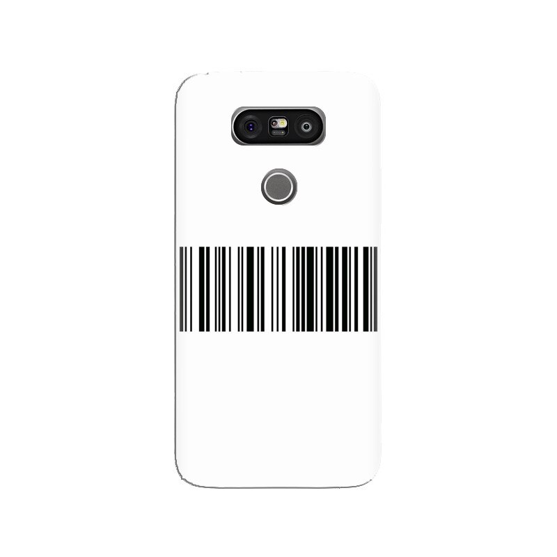 Husa silicon pentru LG G5, Bar Code