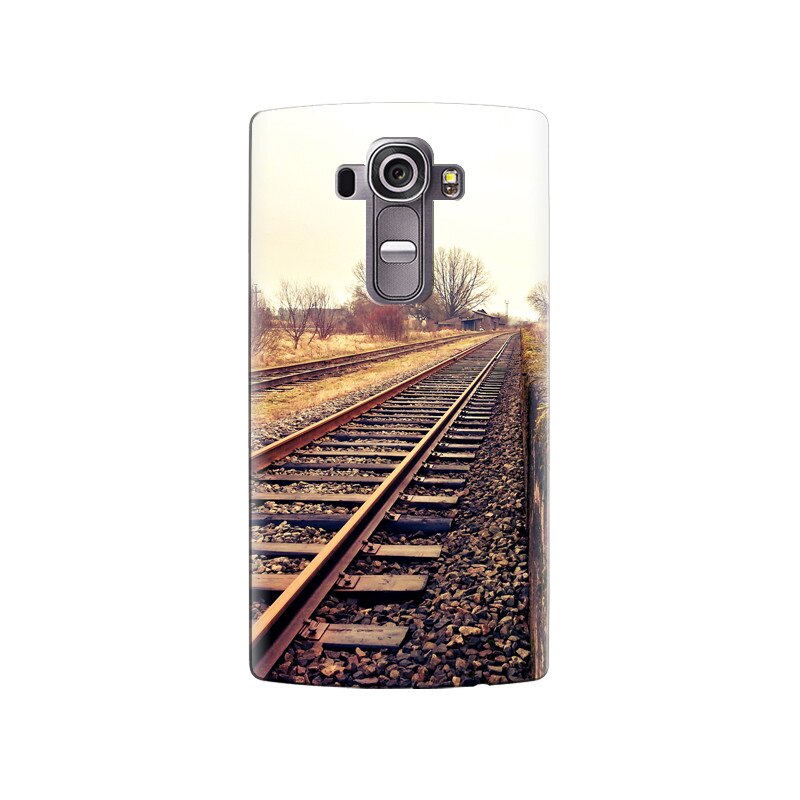 Husa silicon pentru LG G4, Railroad