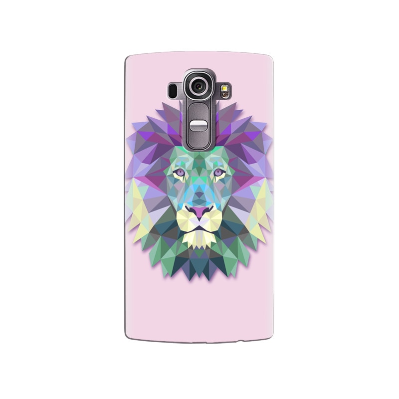 Husa silicon pentru LG G4, Polygon Lion