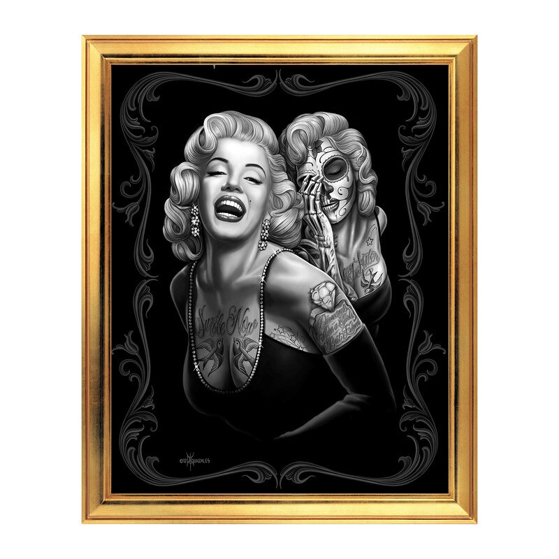 Fototapet Simulare Tablou, Marilyn - ST-MM-001, 45 x 55 cm