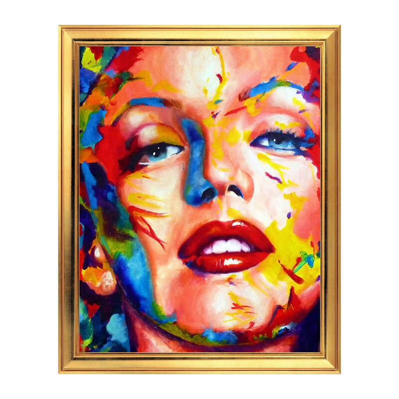Fototapet Simulare Tablou, Marilyn - ST-MM-019, 45 x 55 cm