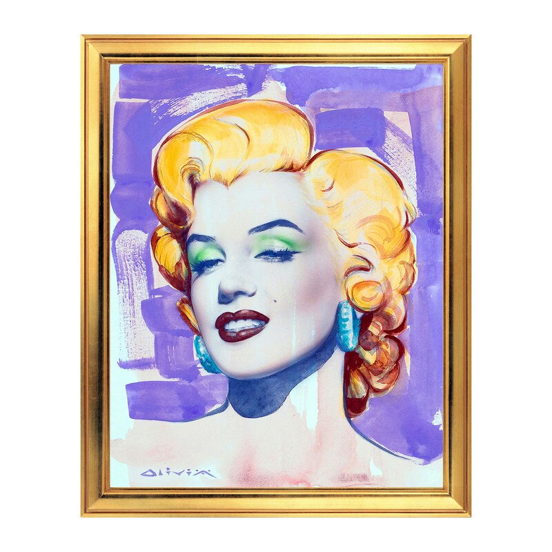 Fototapet Simulare Tablou, Marilyn - ST-MM-015, 45 x 55 cm