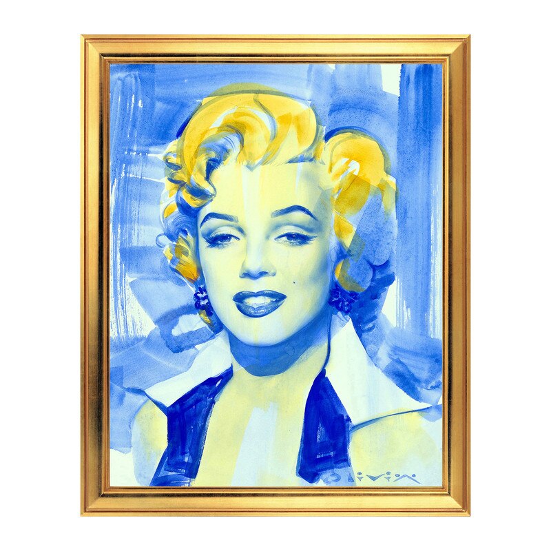 Fototapet Simulare Tablou, Marilyn - ST-MM-016, 45 x 55 cm