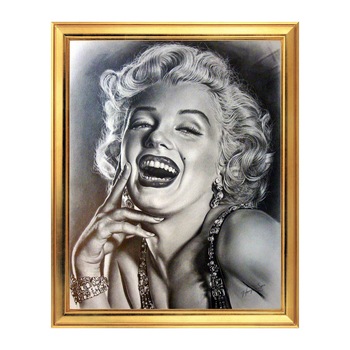 Fototapet Simulare Tablou, Marilyn - ST-MM-010, 45 x 55 cm Fototapet Simulare Tablou, Marilyn - ST-MM-010, 45 x 55 cm