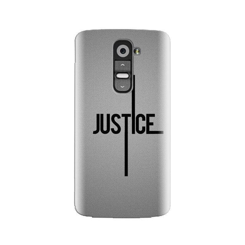 Husa silicon pentru LG G2, Amir Justice Minimalistic Nubheebuccus Text