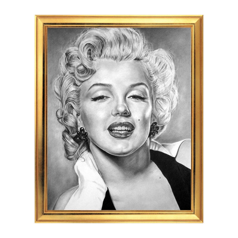 Fototapet Simulare Tablou, Marilyn - ST-MM-012, 45 x 55 cm