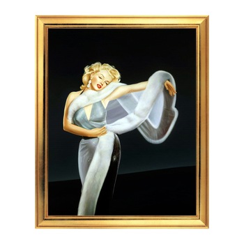 Fototapet Simulare Tablou, Marilyn - ST-MM-009, 45 x 55 cm Fototapet Simulare Tablou, Marilyn - ST-MM-009, 45 x 55 cm