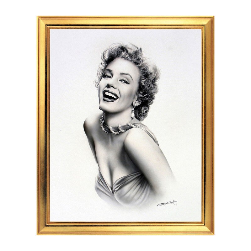 Fototapet Simulare Tablou, Marilyn - ST-MM-003, 45 x 55 cm