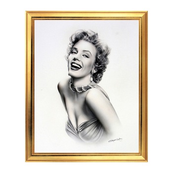 Fototapet Simulare Tablou, Marilyn - ST-MM-003, 45 x 55 cm Fototapet Simulare Tablou, Marilyn - ST-MM-003, 45 x 55 cm