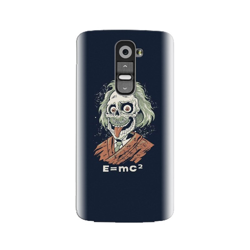 Husa silicon pentru LG G2, Albert Einstein Caricature