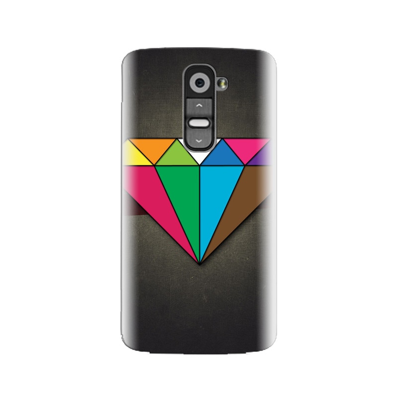 Husa silicon pentru LG G2, Colorful Diamond