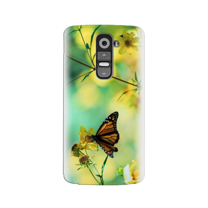 Husa silicon pentru LG G2, Butterfly