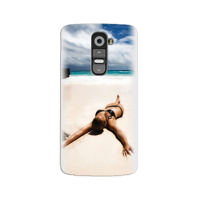 Husa silicon pentru LG G2, Beach Lounging
