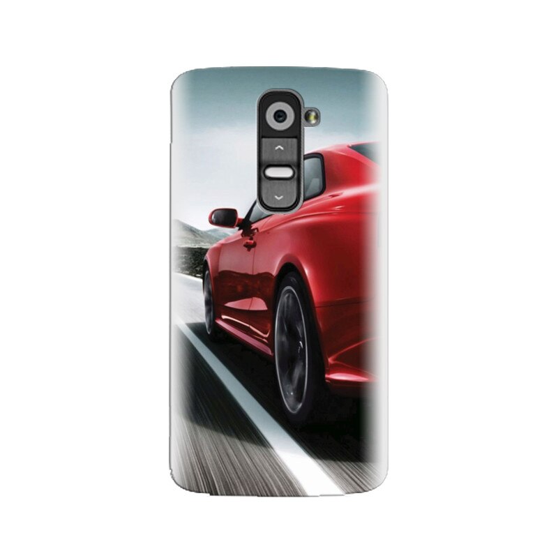 Husa silicon pentru LG G2, Car On Road