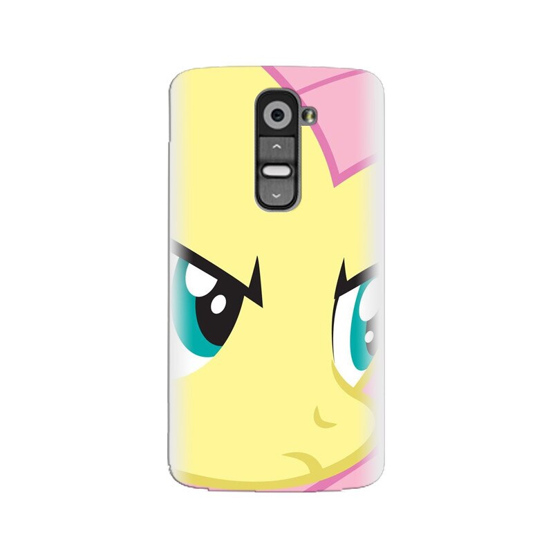 Husa silicon pentru LG G2, Close Up Fluttershy My Little Pony Friendship Is Magic