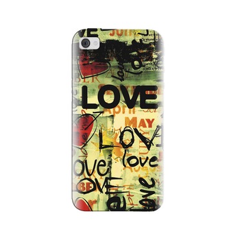 Husa silicon pentru Apple Iphone 4, Love Artwork Husa silicon pentru Apple Iphone 4, Love Artwork