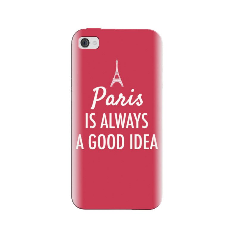 Husa silicon pentru Apple Iphone 4, Paris Is Always A Good Idea