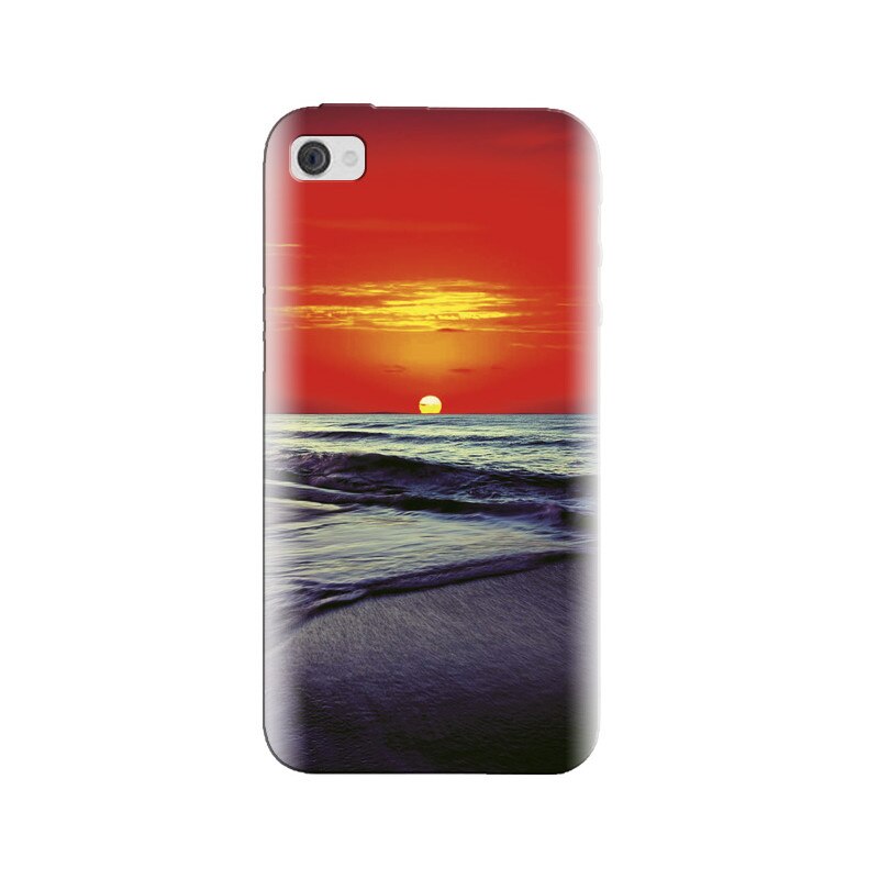 Husa silicon pentru Apple Iphone 4, Ocean Sunset
