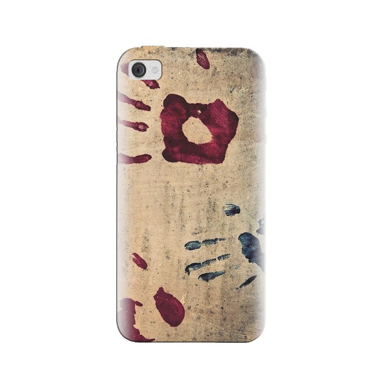 Husa silicon pentru Apple Iphone 4, Handprints