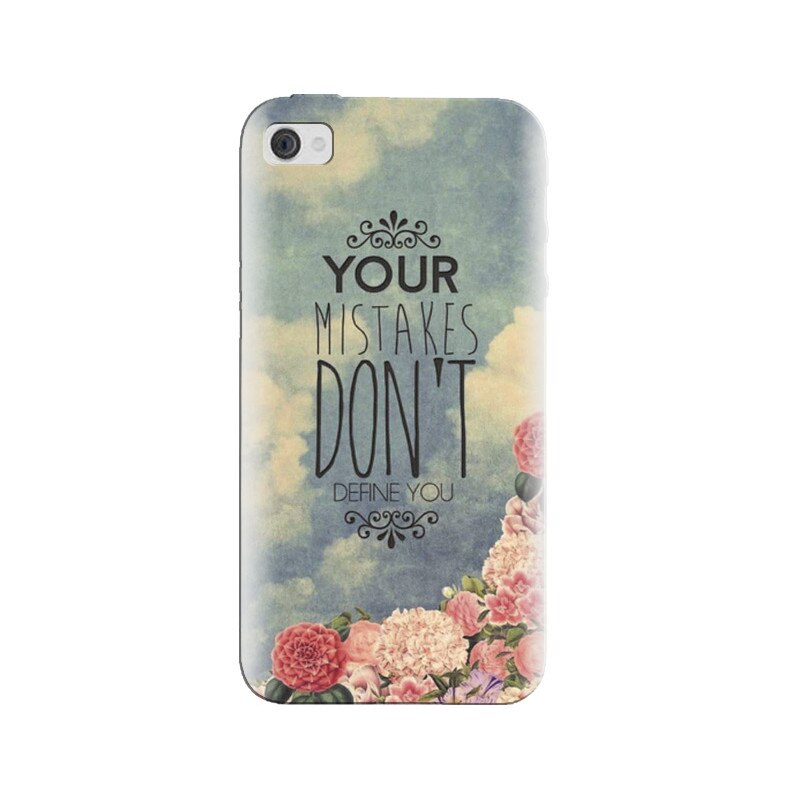 Husa silicon pentru Apple Iphone 4, Your Mistakes Dont Define You