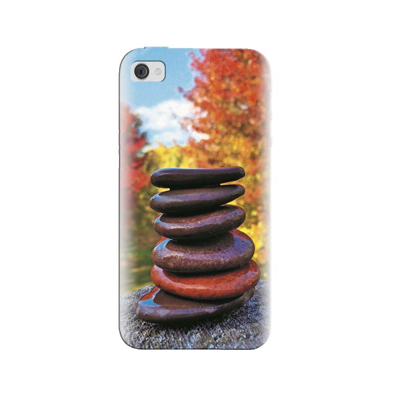 Husa silicon pentru Apple Iphone 4, Stacking Stones