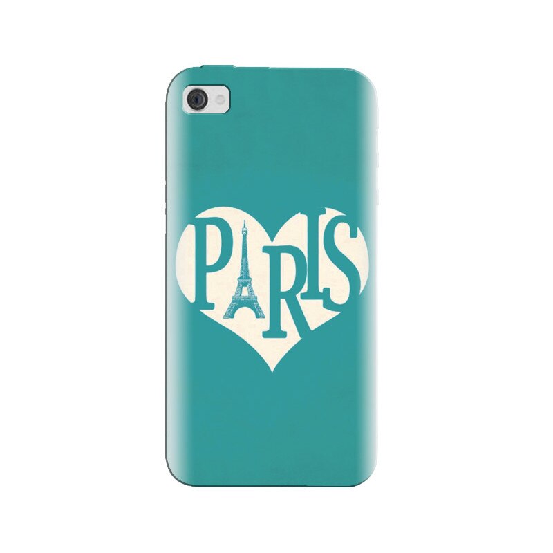 Husa silicon pentru Apple Iphone 4, I Love Paris