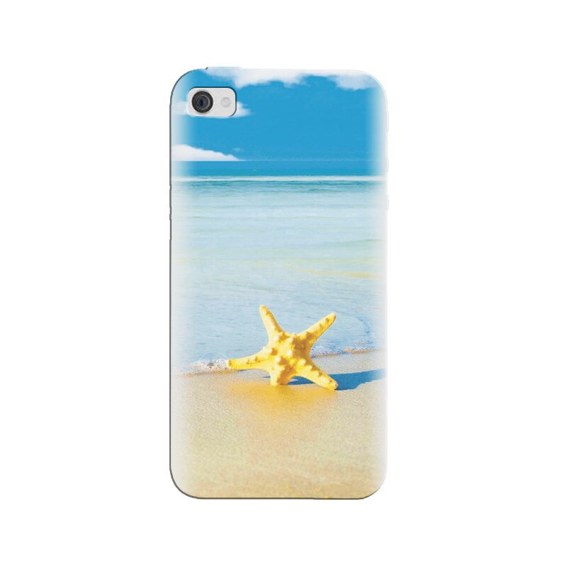 Husa silicon pentru Apple Iphone 4, Starfish Beach