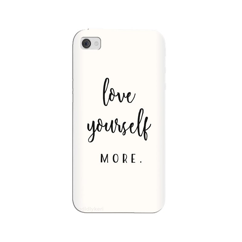 Husa silicon pentru Apple Iphone 4, Love Yourself More