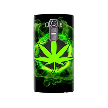 Husa silicon pentru LG G4, GreenFlames Husa silicon pentru LG G4, GreenFlames