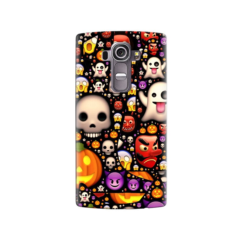 Husa silicon pentru LG G4, Emoji Mess