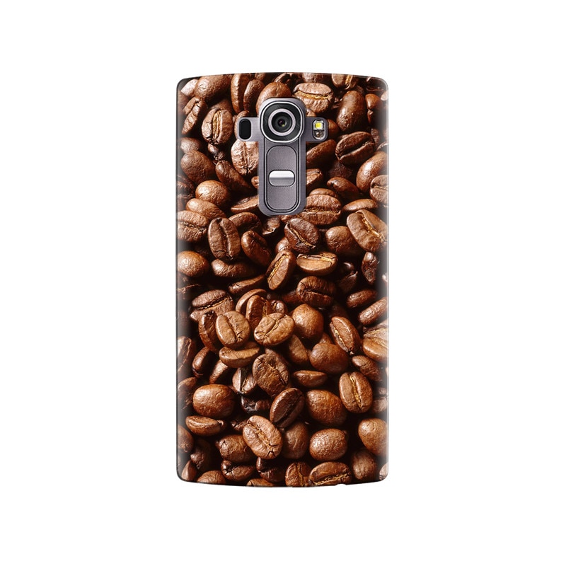 Husa silicon pentru LG G4, Coffee Beans