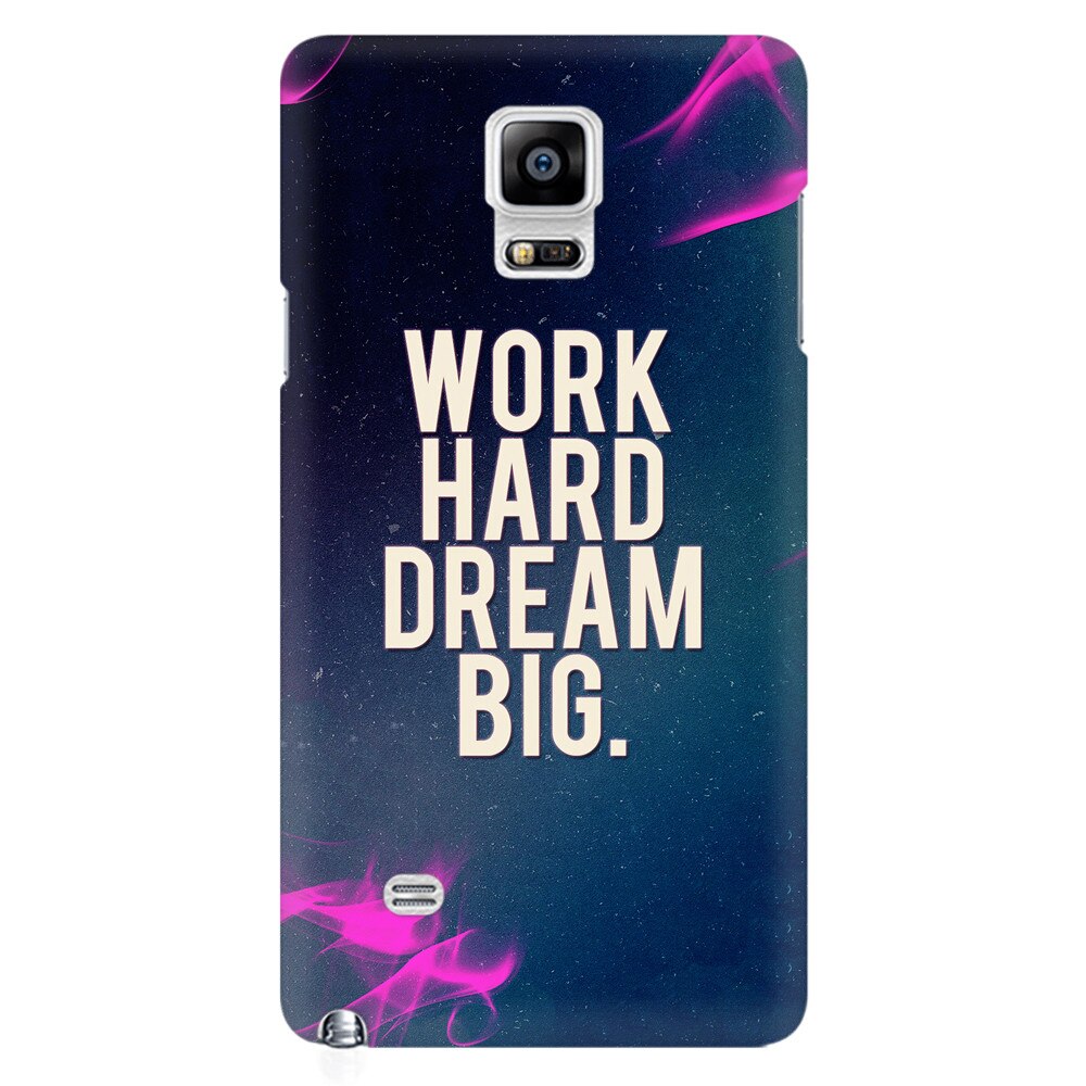 Husa silicon pentru Samsung Galaxy Note 4, Dream Big