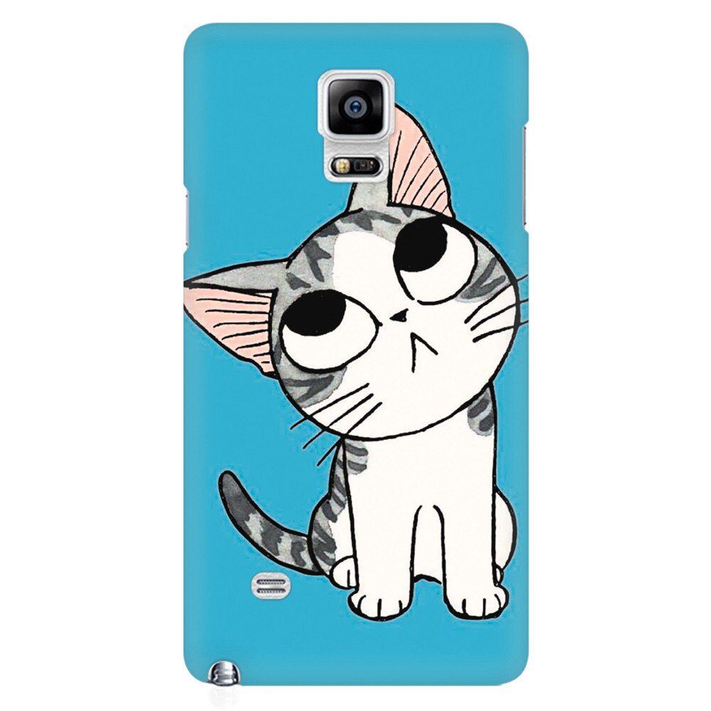 Husa silicon pentru Samsung Galaxy Note 4, Cat Lovely Cartoon