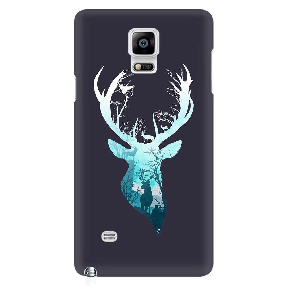 Husa silicon pentru Samsung Galaxy Note 4, Cerb