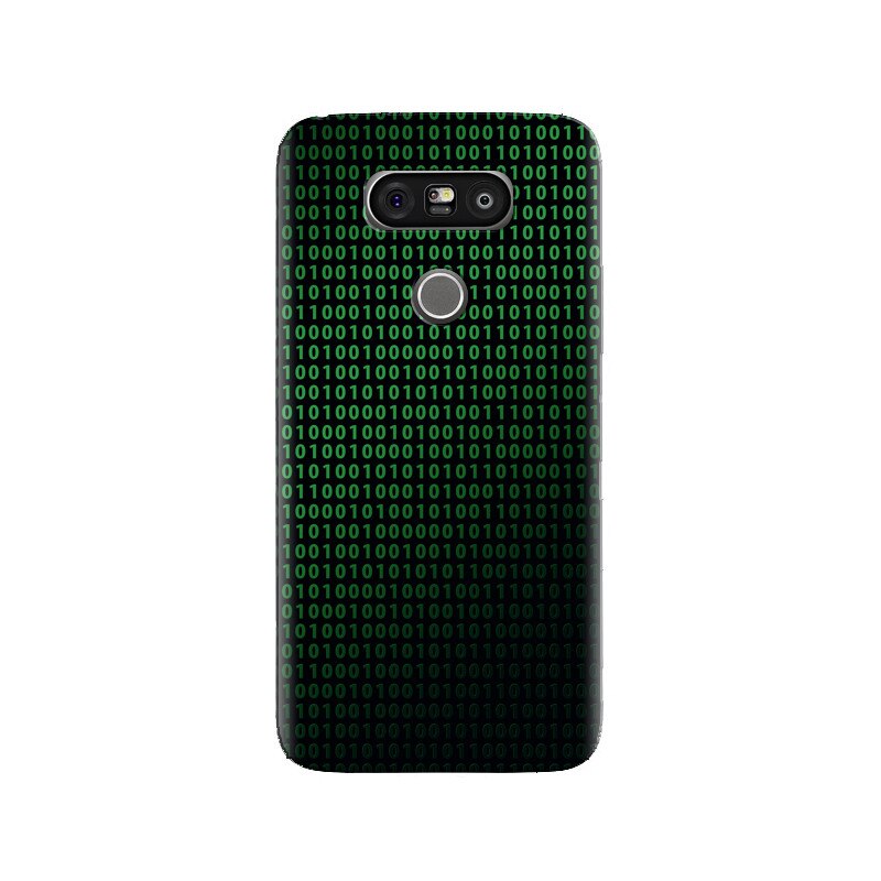 Husa silicon pentru LG G5, Binary Code