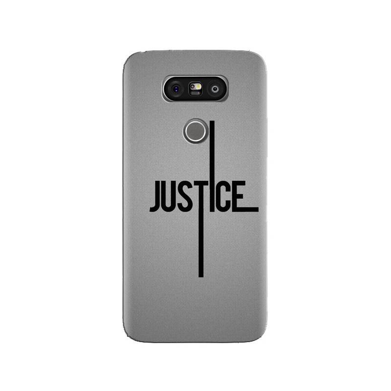 Husa silicon pentru LG G5, Amir Justice Minimalistic Nubheebuccus Text
