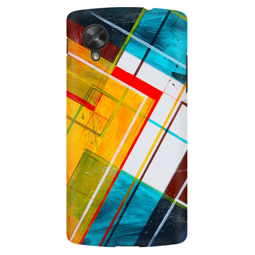 Husa silicon pentru LG Nexus 5, Abstraction Color Shape