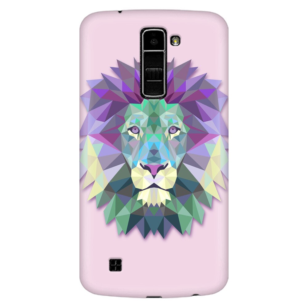 Husa silicon pentru LG K10, Polygon Lion