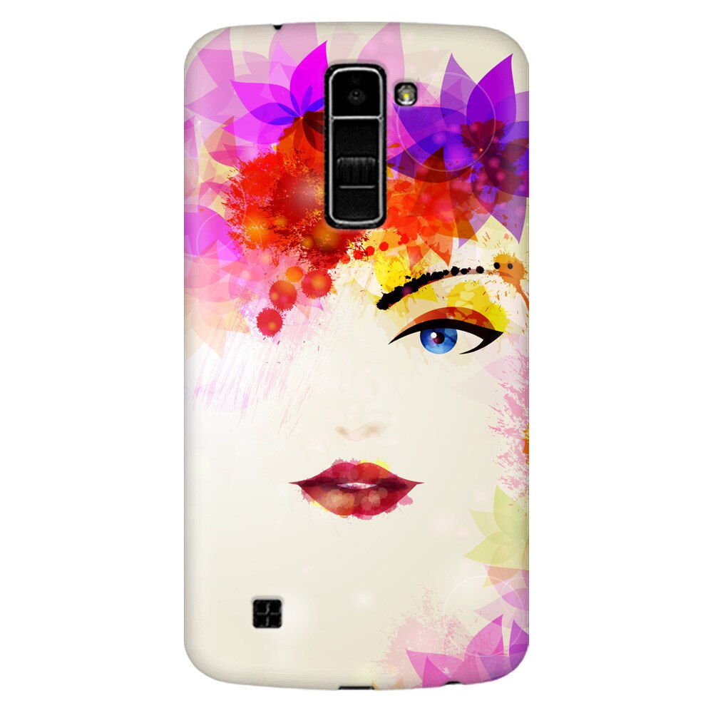 Husa silicon pentru LG K10, Pretty Face