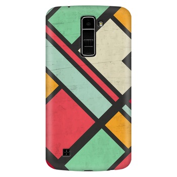 Husa silicon pentru LG K10, Retro Grunge Husa silicon pentru LG K10, Retro Grunge